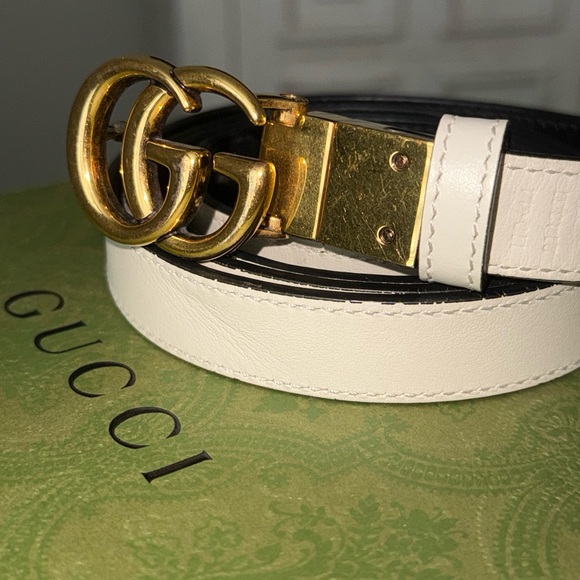 Gucci Marmont reversible thin belt size 110 - Picture 3 of 9